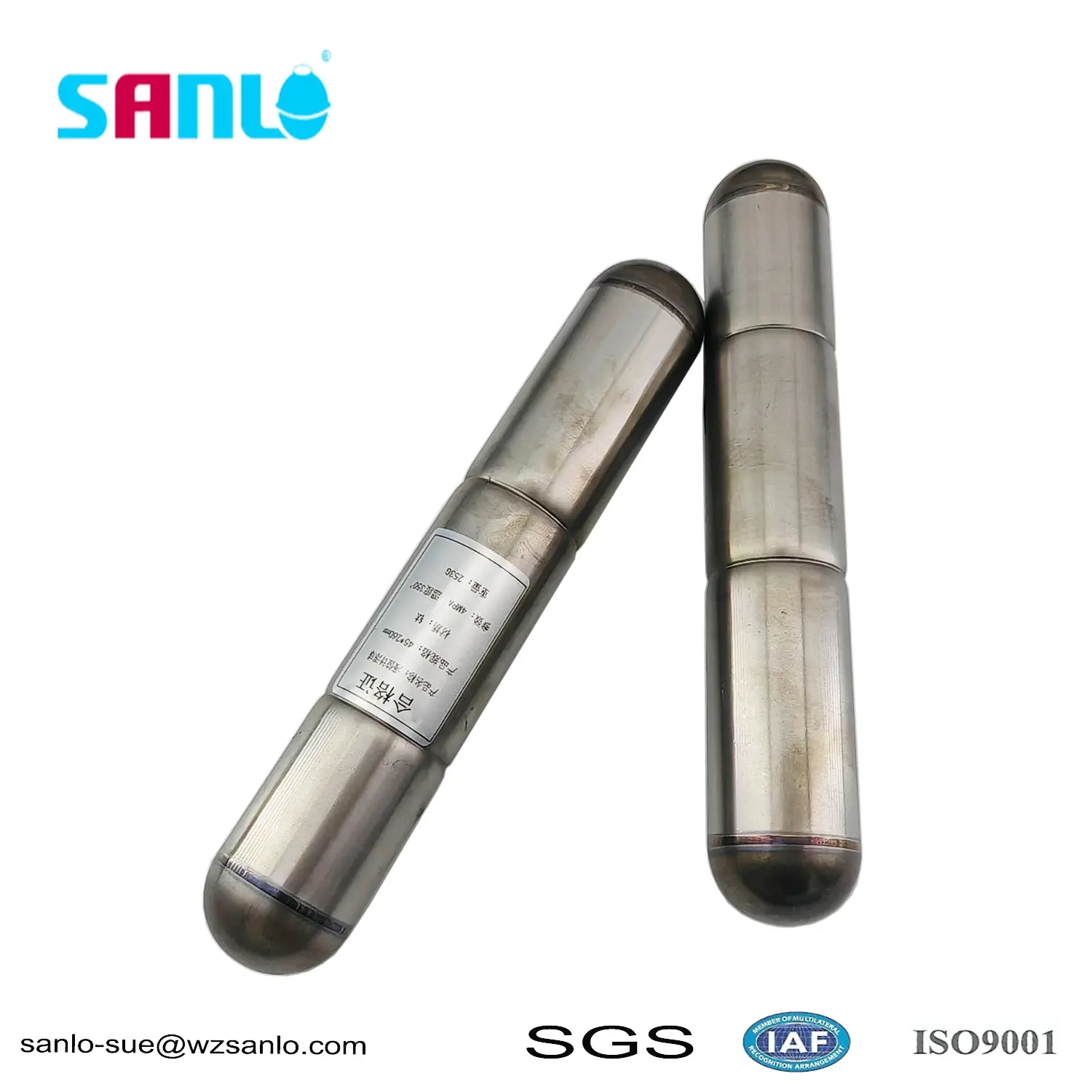 Bola Flotante Metal Titanio 45*260